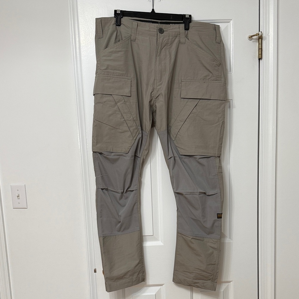 G-Star Two-Tone Khaki and Gray Cargo Pants
